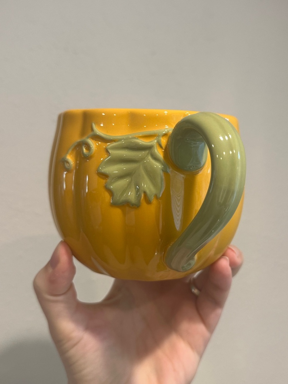 24 ounce pumpkin Plymouth pfaltzgraff jumbo soup mug - Picture 2 of 7